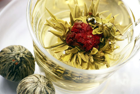 Китайский связанный чай – и вкус, и зрелище! 