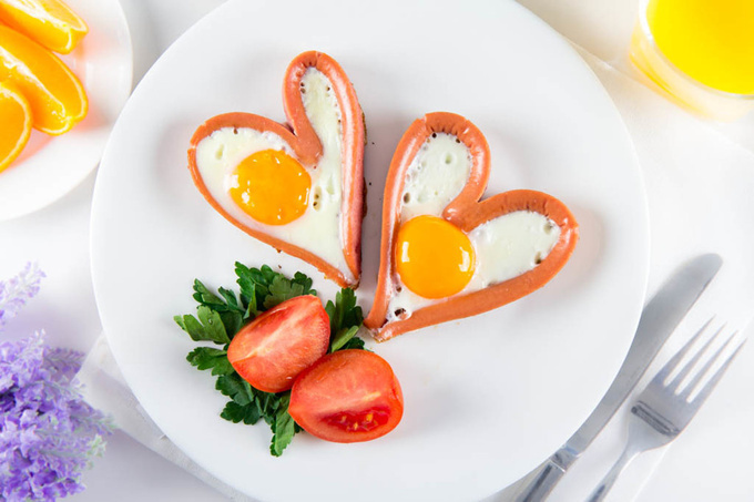 Меню на день Валентина: готовим романтичный завтрак