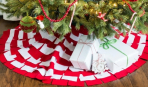 Новогодние приготовления: «юбка» для елки (видео)
