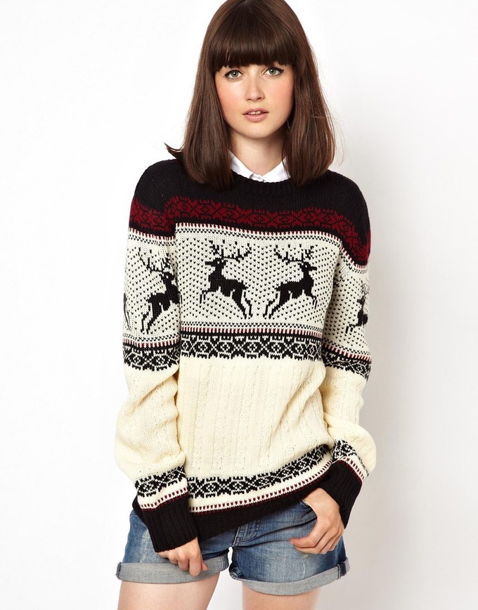 Модный выбор: свитер с оленями