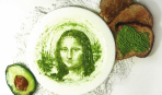 Авокадо вместо краски: искусство на тарелке