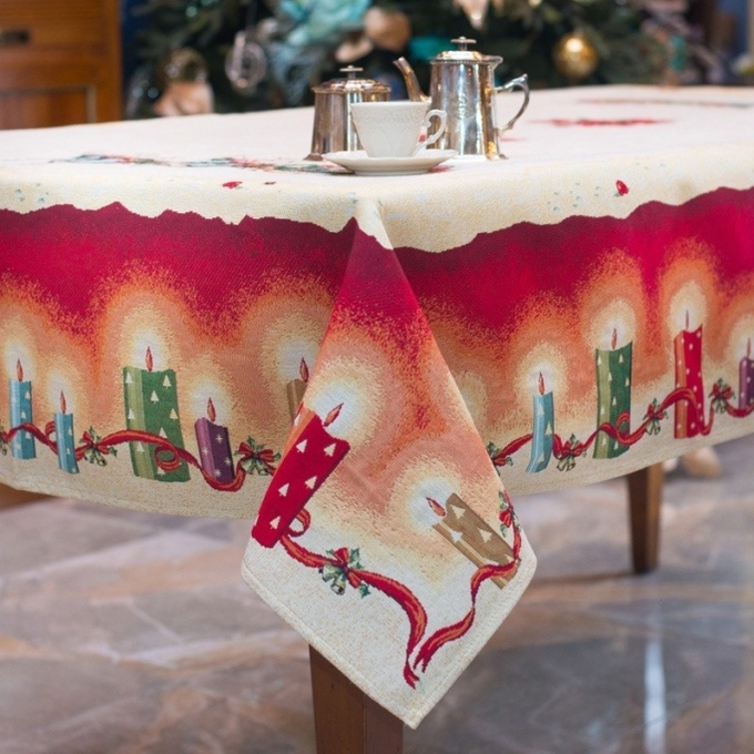 Скатерть на праздничный стол: ТОП-5 идей для новогоднего настроения