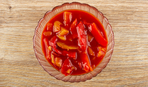 Зимние заготовки: перец с хвостиками в томатном соке