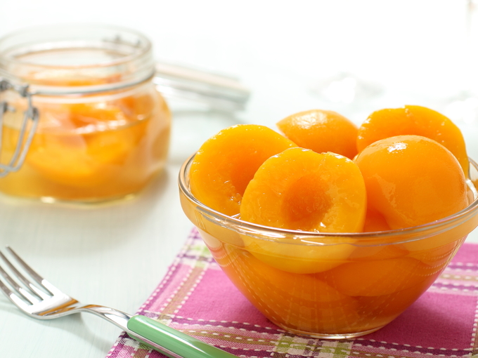 Персики в сиропе на зиму - рецепт с фото