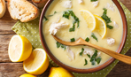 Куриный суп с лимоном и пастой орзо