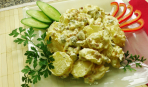Постный картофельный салат «Деревенский»: вкусно - не обязательно сложно