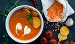 Суп-пюре из чечевицы с томатами от Руслана Сеничкина
