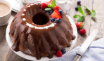 Десерт дня: ванильный кекс с шоколадной начинкой