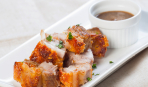 Свиная подчеревка с сыром тофу и китайскими грибами