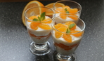 Быстрый сливочный десерт с апельсинами от Жака Лепэна
