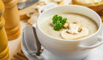 Бархатный грибной суп