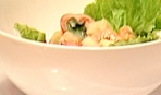 Салат с креветками