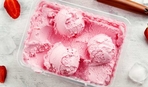 Морозиво з полуниці і йогурту