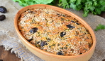 Любимый рецепт киприотов: пирог с маслинами и зеленью