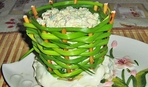 Корзиночка для салатов "Луковый плетень"