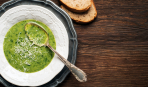 По-весеннему нарядный: зеленый картофельный суп