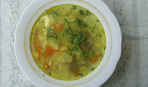 Картофельный суп с кабачками
