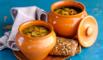 Овощной суп с свекольными листьями