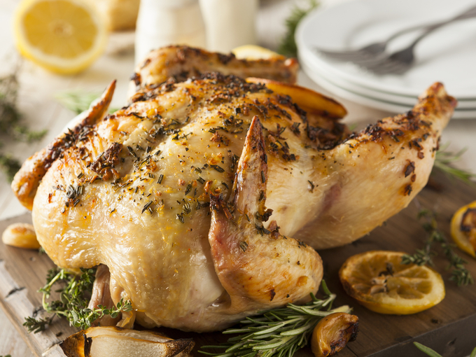 Рецепт запеченной курицы с лимоном и чабрецом - приготовление вкусного блюда в духовке