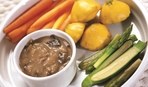 Элементарный гарнир: сушеные грибы и овощи в соусе