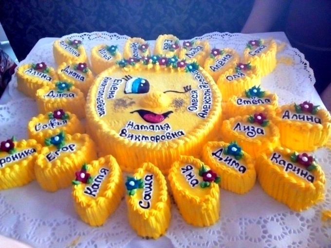 Торт в детский сад: торт из соков и сладостей своими руками