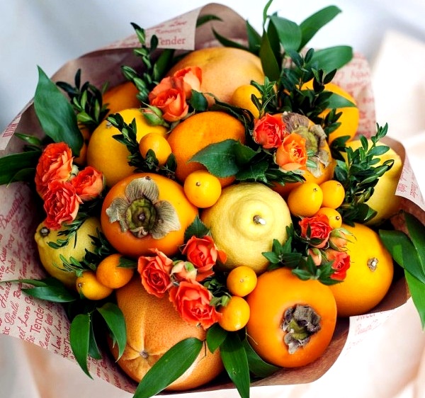 Мастер-класс «Составление букета из овощей, фруктов и цветов»